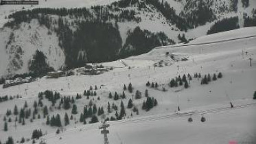 Obraz podglądu z kamery internetowej Courchevel - Pralong Pistes